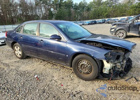 2007 Chevrolet Impala Ls from USA, damaged, VIN 2G1WB58KX79402060